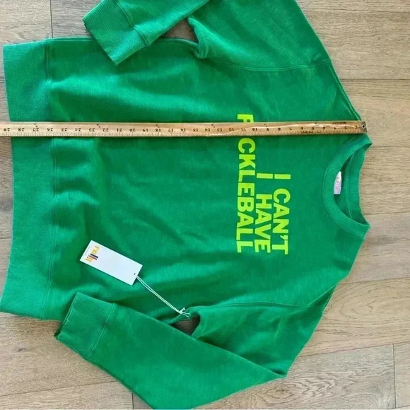 The Rally Club Unisex Archie Pickleball Crewneck Sweatshirt Green Medium $138 - Picture 2 of 7